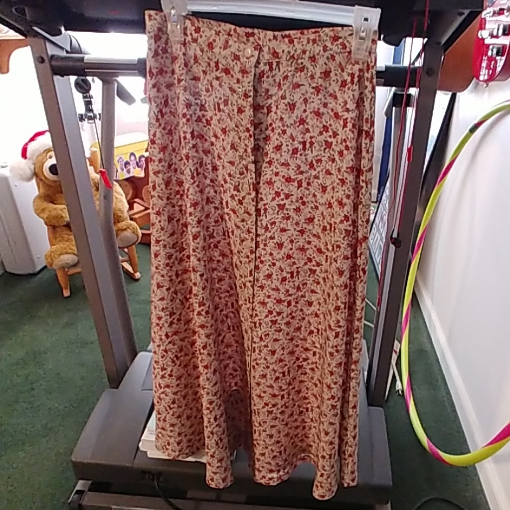 Long Floral Skirt